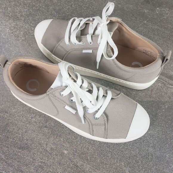 Journee Collection Lace Up Sneakers Womens 7.5 M Gray Padded Comfort Shoes Lynz - Picture 2 of 11